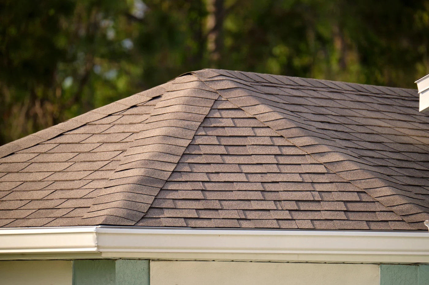 Solar panels installed on a home with a metal roof.