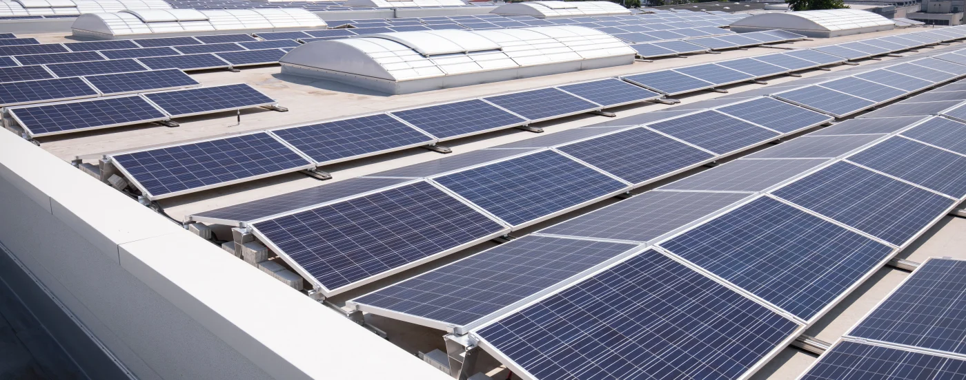 Solar Panels On A Roof
